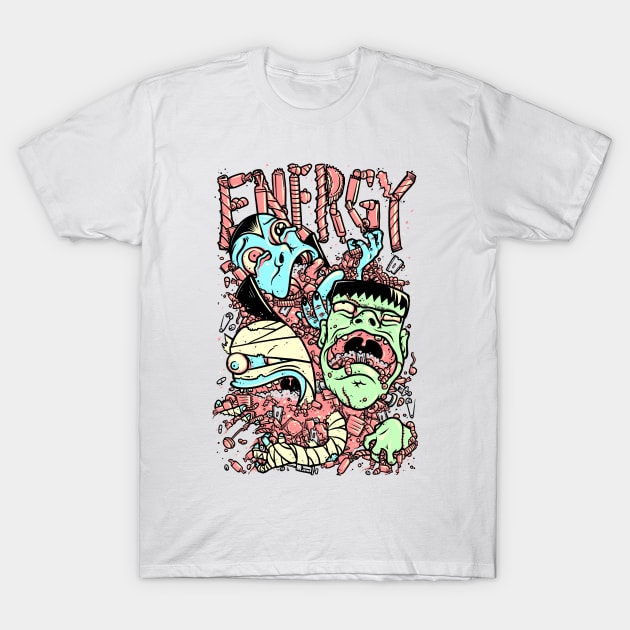 Energy - Halloween Candy Monsters T-Shirt by ENERGY